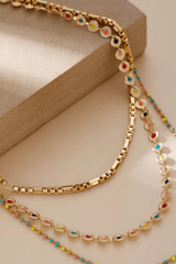 Gold Layered Chain Necklace