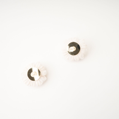 Floral-Motif Earrings