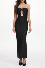 Kandiss Contour Cut Out Bandage Maxi Dress