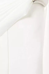 Knit Maxi Dress in White