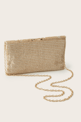 Pink Floral Sequin Envelope Formal Clutch