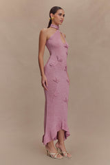 Celestino Floral Knit Maxi Dress - Pink