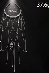 Layered Dangle Chain Headband
