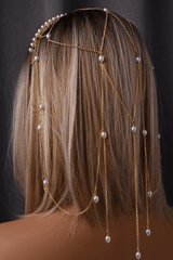 Layered Dangle Chain Headband