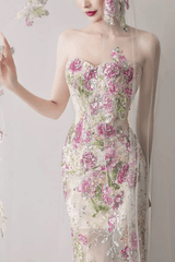 Floral Embroidery Dress