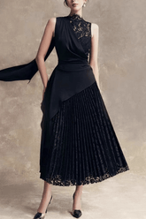Black Lace Maxi Dress