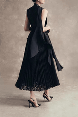 Black Lace Maxi Dress