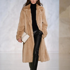 Women's Vintage Camel Fur Coat