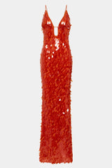 Sapphire Sequin Maxi