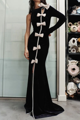 Cascade Maxi Dress in Black