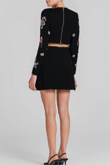 Rhinestone Embellished Skirt Sets