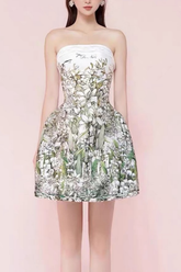 Floral Print A-Line Mini Dress