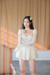 Lace Cortset Mini Dress