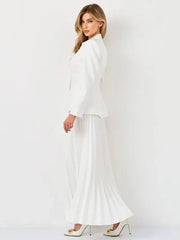 White Two Piece Set