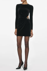 Black Embellished Mini Dress