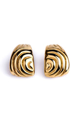 Glod Earring With 18K Gold Plating Waterproof