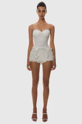 Lace Corset - White