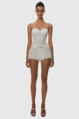 Lace Corset - White