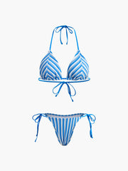 Halter Triangle Bikini Set