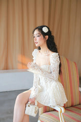 Lace Cortset Mini Dress
