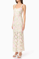 Floral Maxi Dress in Multicolor