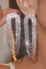 Gradient Color Large Earrings