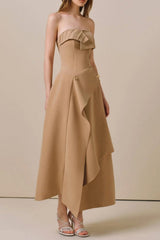 High Waist Slim Mini Dress