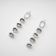 Crystal-Embellished Dangle Earrings