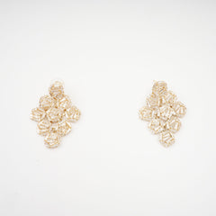 Geometric Crystal Earrings