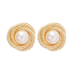 Faux-Gold-Plated Earrings