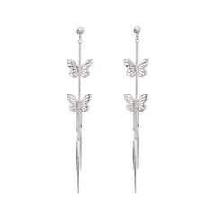 Silver Drop Earrings