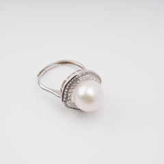 Sequin Sterling Silver Adjustable Ring