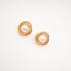 Faux-Gold-Plated Earrings