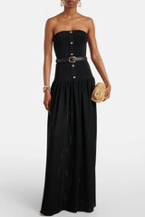 Knit Maxi Dress - Black