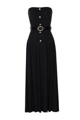 Knit Maxi Dress - Black