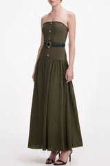 Knit Maxi Dress - Green