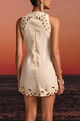 Sleeveless Cutout Mini Dress