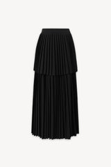 Sleeveless Skirt Suit in Black