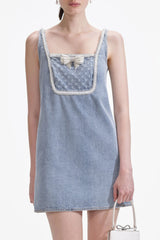 Light Blue Denim Mini Dress
