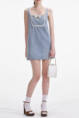 Light Blue Denim Mini Dress