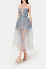 Blue Lace Dress