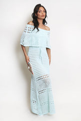 Overlay Bandeau Maxi Dress