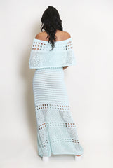 Overlay Bandeau Maxi Dress