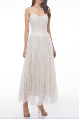 White Lace Maxi Dress