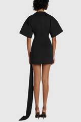 Embellished Mini Dress - Black