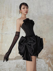 Flower Corset Skirt Set