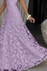 Maxi Dress-Purple