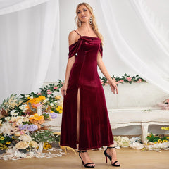 Off-Shoulder Strap Dress