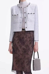 Blue Embellished Jacket