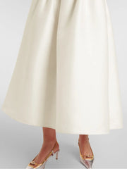 Side Bandage Maxi Dress in Apricot